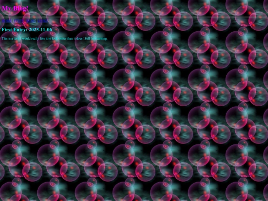 blog screenshot