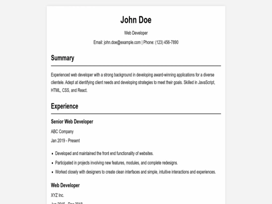 index screenshot