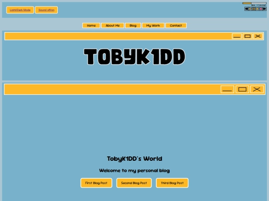 Blog screenshot