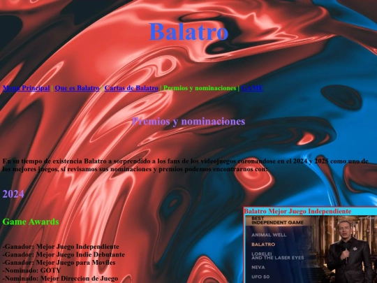 Premiosynominaciones screenshot