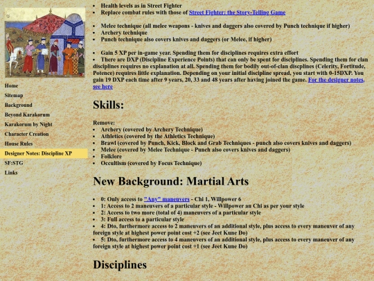 houserules screenshot