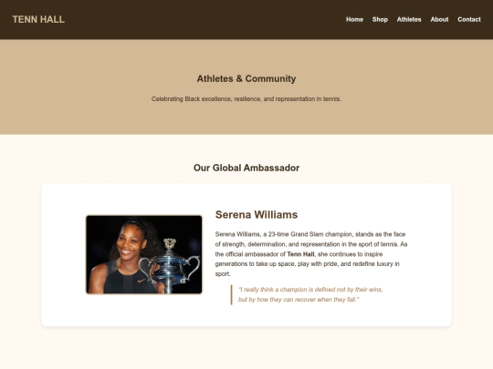 athletes screenshot