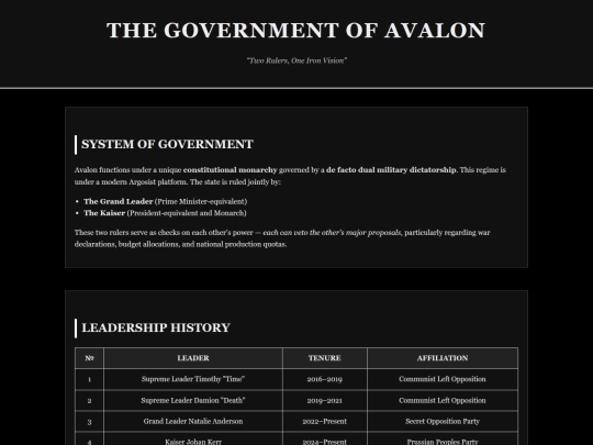 government screenshot