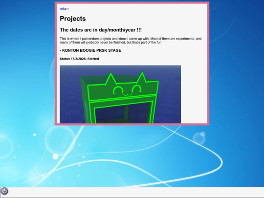 projects screenshot