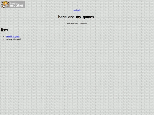 games screenshot