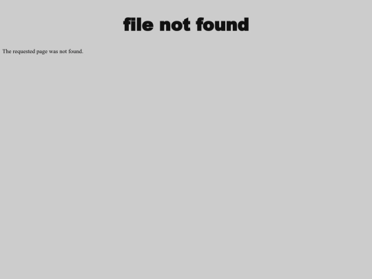 not_found screenshot