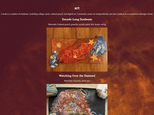 portfolio/art screenshot