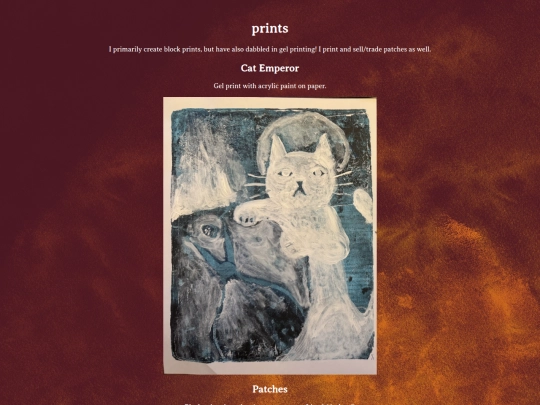 portfolio/prints screenshot