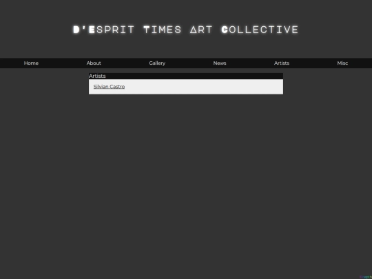 artists screenshot