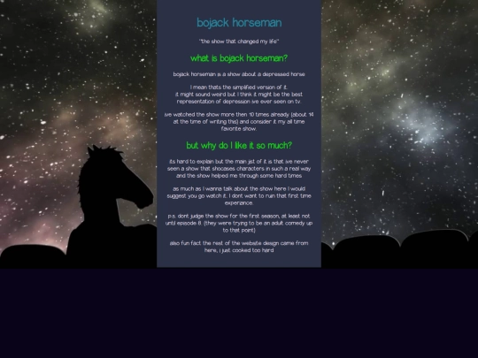 pages/subpages/bojack screenshot