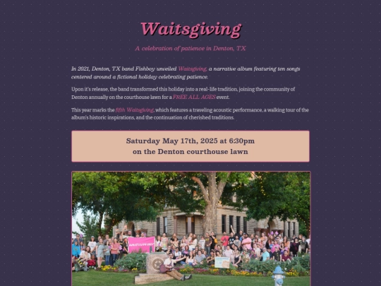 updated-waitsgiving-site (2) screenshot