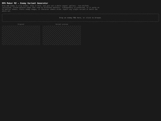 enemy-variant-generator screenshot