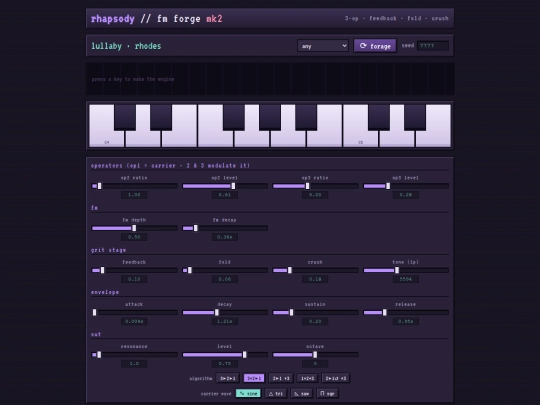 html helpers/rhapsody_fm_forge_mk2 screenshot