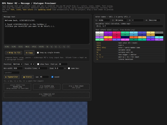 message-previewer screenshot