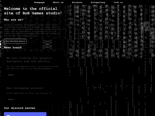 Main page screenshot