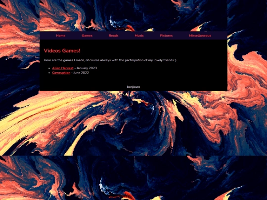 games screenshot