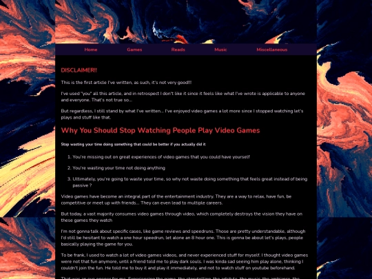 reads/why screenshot