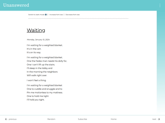 weighting screenshot