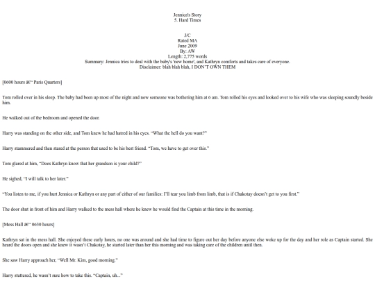 Voyager/Fanfic/2008/Series/Jennica/jennica05 screenshot