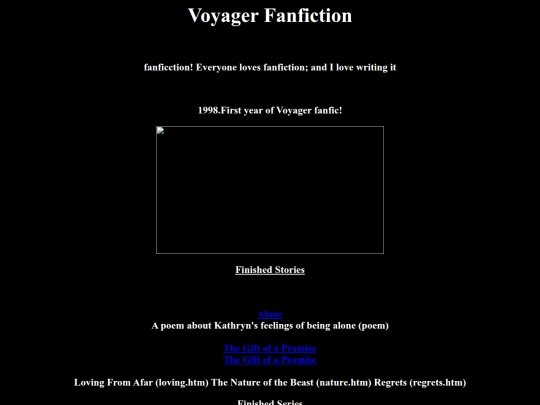 Voyager/Fanfic/2008/Stand Alone/1998 screenshot