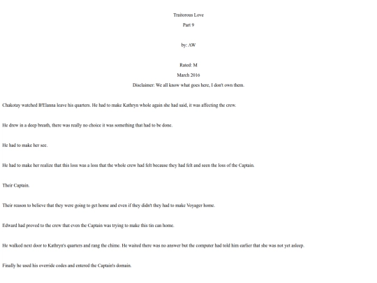 Voyager/Fanfic/2010/Series/Traiturous Love/traitorous09 screenshot