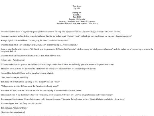 Voyager/Fanfic/2010/Stand Alone/tom screenshot