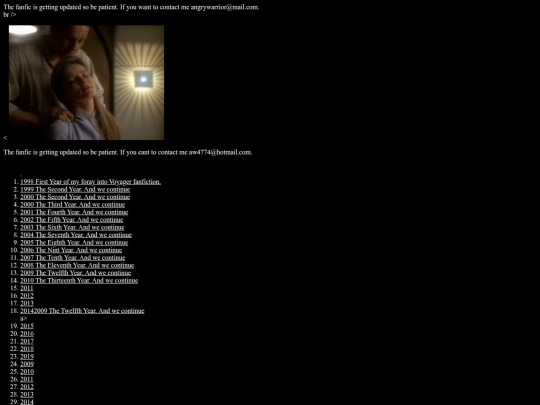 Voyager/Fanfic/fanfic screenshot