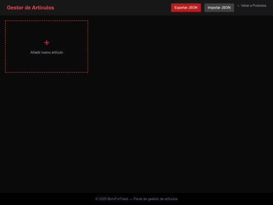articulos screenshot