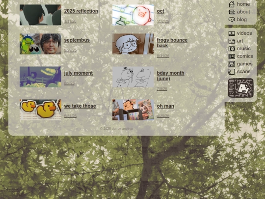 blog screenshot