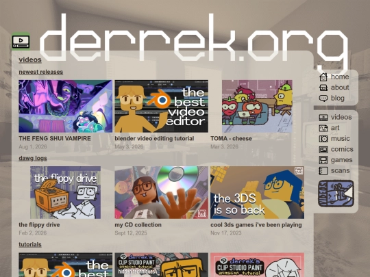 videos screenshot