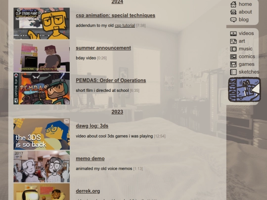 videos/all screenshot