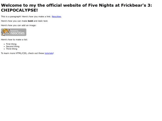 index screenshot