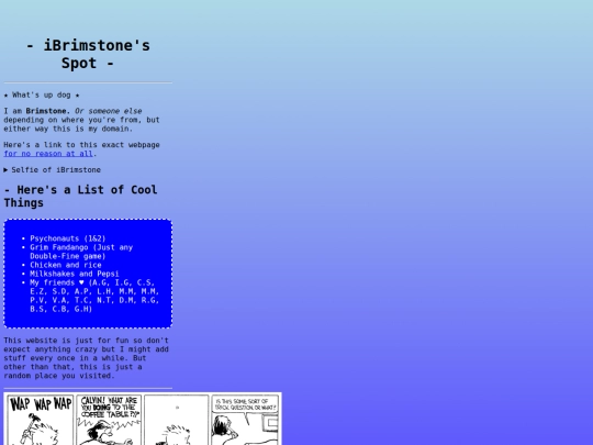 index screenshot