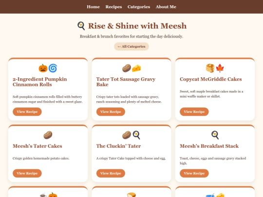 breakfast screenshot