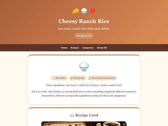 cheesy-ranch-rice screenshot