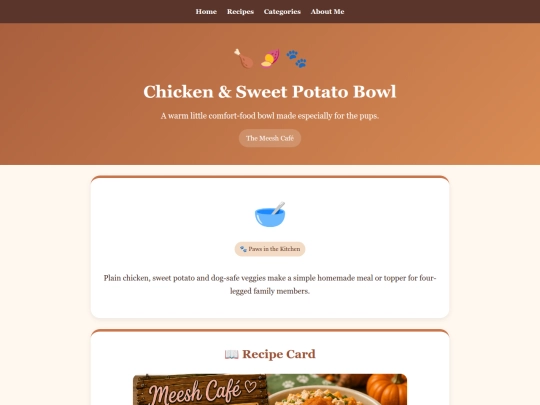 chicken-sweet-potato-bowl screenshot