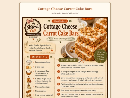 cottage-cheese-carrot-cake-bars screenshot