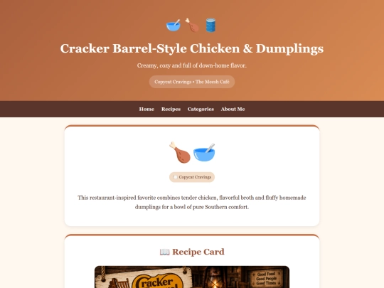 cracker-barrel-style-chicken-and-dumplings screenshot