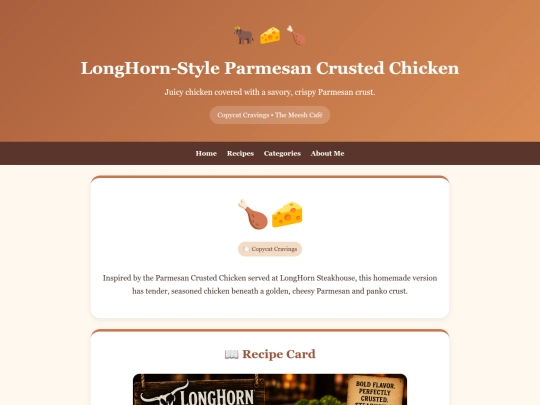 longhorn-style-parmesan-crusted-chicken screenshot