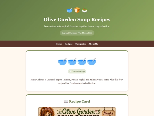 olive-garden-soup-recipes screenshot