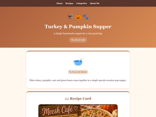 turkey-pumpkin-supper screenshot