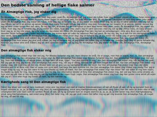 Helligesalmer screenshot