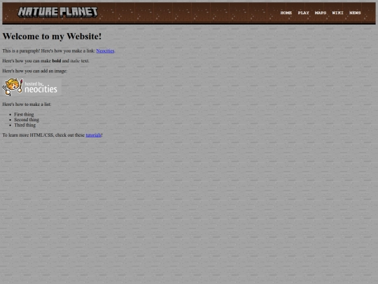 index screenshot