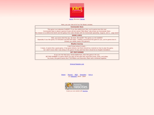 ~krge/pages/reviews screenshot