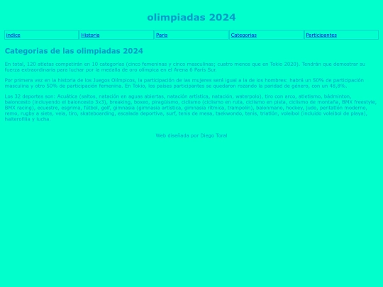 olimpiadas/categorias screenshot