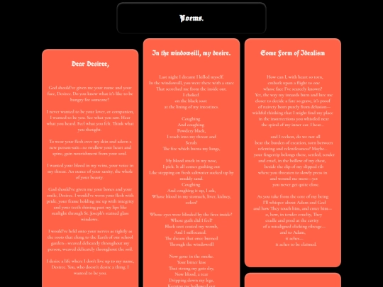 poetry screenshot