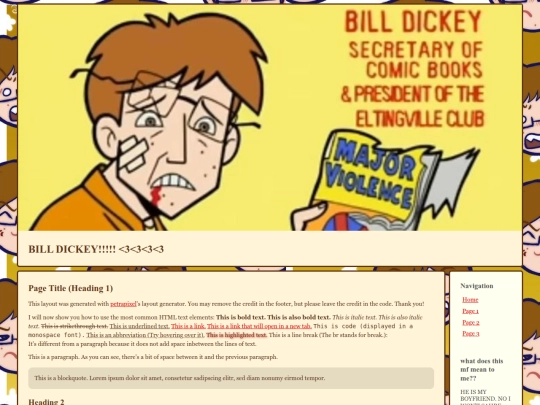 billdickey screenshot