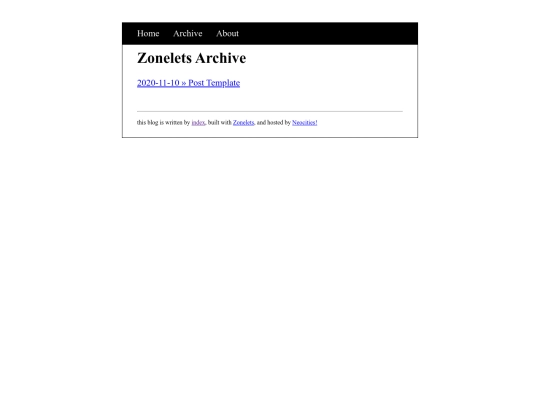 archive screenshot