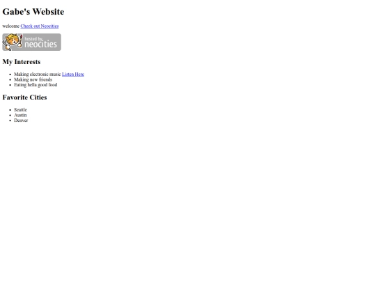 index screenshot