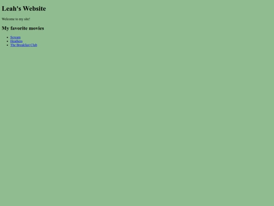 index screenshot